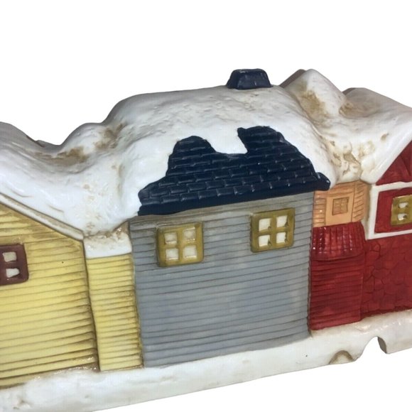 Christmas Village Street Ceramic Christmas Decor Lighted Musical - Picture 4 of 11